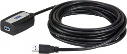 Kabel USB Aten USB-A - USB-A 5 m Czarny (UE350A)