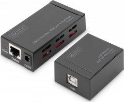 HUB USB Digitus 1x RJ-45  + 4x USB-A 2.0 (DA-70143)