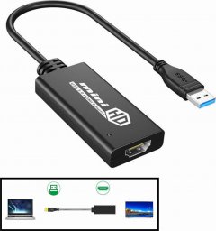 Adapter USB SwiatKabli USB 3.0 na HDMI Konwerter obrazu HD Karta GRAFICZNA