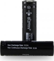  MotoMer 2x Akumulator ogniwo bateria IMR 14500 3,7 v 650 mAh 12A CE LR6 AA