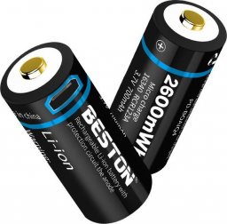  MotoMer 2x akumulaor bateria RCR123 a 700 mAh micro USB + kabel do ładowania litowy