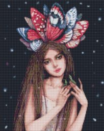 Ideyka Diamentowa mozaika - Kolory motyli 40x50cm