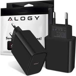 Ładowarka Alogy Ładowarka sieciowa Alogy szybka USB-C Type C PD 20W Czarna