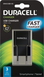 Ładowarka Duracell Ładowarka sieciowa Duracell USB 2.4A (czarna)
