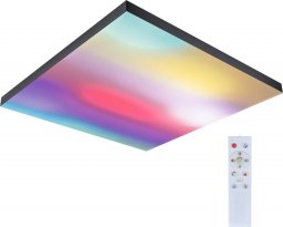 Lampa sufitowa Paulmann Panel Velora Rainbow 595x595mm 3520lm RGBW Czarny 230V