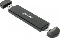 Dysk Manhattan Manhattan Obudowa Zewnętrzna USB-C/A 3.2 Gen2 Dysku M.2 NVMe SATA SSD