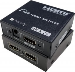  Techly Techly Splitter HDMI 1x2 4K*30Hz Aktywny Rozdzielacz HDMI