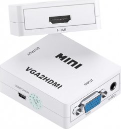 Adapter AV SwiatKabli Adapter KONWERTER obrazu sygnału z VGA na do HDMI