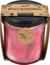  e-commerce MIA BOX Świeca sojowa marmurkowa o zapachu Róży 240g