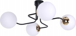 Lampa sufitowa Kaja Sufitowa lampa Kari K-4705 szklane kule białe czarne