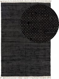  Benuta Dywan  krótkowłosy TOM kolor czarny styl minimalistyczny 60x100 benuta
