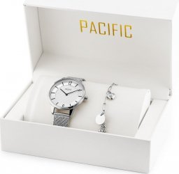 Zegarek Pacific ZEGAREK DAMSKI PACIFIC X6190-02 - komplet prezentowy (zy724a)
