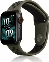  Pasek do smartwatcha Beline Sport Silicone do Apple Watch 42/44/45/49mm brązowo-czarny brown/black