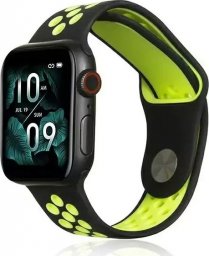  Pasek do smartwatcha Beline Sport Silicone do Apple Watch 42/44/45/49mm czarno-limonkowy black/lime