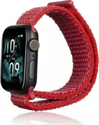  Pasek do smartwatcha Beline Nylon do Apple Watch 38/40/41mm czerwony /red