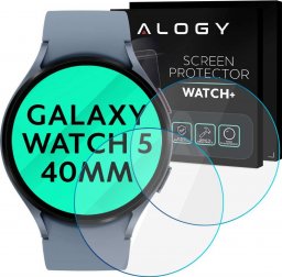  Alogy Alogy 2x Szkło Hartowane do smartwatcha do Samsung Galaxy Watch 5 40mm uniwersalny