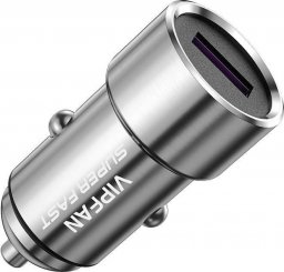 Ładowarka Vipfan Ładowarka samochodowa Vipfan C07, USB, 5A (srebrna)
