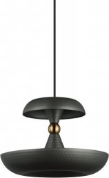 Lampa wisząca Italux Salonowa wisząca lampa Marina PND-73221-1M-GR czarna