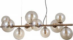 Lampa wisząca Italux Wisząca lampa Canello PND-406007-10-HBR stylowa mosiężna