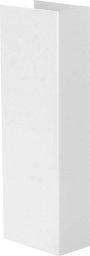 Kinkiet Nowodvorski Kinkiet LAMPA ścienna MALMO 9704 Nowodvorski prostokątna OPRAWA metalowa biała