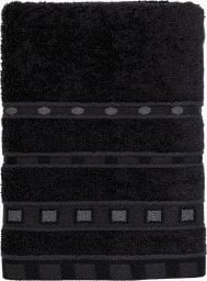  Miss Lucy Ręcznik bawełniany Miss Lucy Michael Basic 50x90 cm czarny