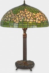 Lampa stołowa rzezbyzbrazu Lampa Witrażowa w Stylu Tiffany Łąka Kwiatowa