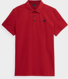  4f Tshirt Polo Czerwony TPTSM039 r. S