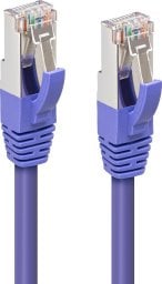  MicroConnect CAT6A S/FTP 0.25m Purple LSZH