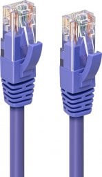 MicroConnect CAT6A UTP 5m Purple LSZH