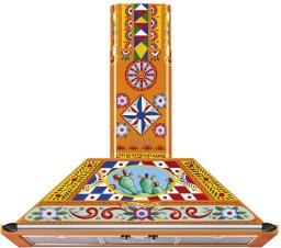 Okap Smeg NAS RTV AGD Okap przyścienny Smeg KT90DGC 90cm Carretto