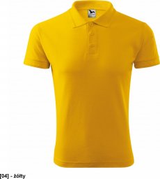  MALFINI Pique Polo 203 - ADLER - Koszulka polo męska, 200 g/m2 - żółty 3XL