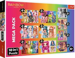  Trefl Puzzle 10w1 Kolekcja modnych laleczek - MGA Rainbow High 96000 Trefl
