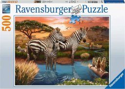  Ravensburger Ravensburger Puzzle Zebras at the Waterhole (500 pieces)