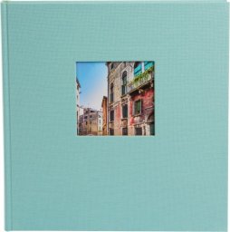  Goldbuch Album GOLDBUCH 27507 Bella Vista aqua 30x31/60 pages |white sheets|corner/splits|bookbound
