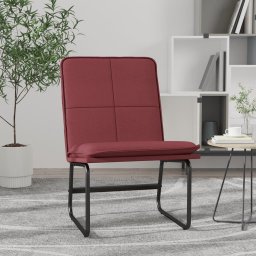  vidaXL vidaXL Krzesło wypoczynkowe, czerwone, 54x75x76 cm, sztuczna skóra