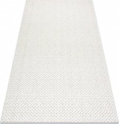  Dywany Łuszczów Dywan SPRING 20467558 Jodełka, chevron sznurkowy, pętelkowy - beż, 60x110 cm