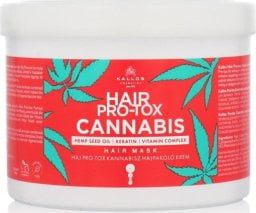 Kallos Cosmetics Naprawcza Odżywka do Włosów Kallos Cosmetics Hair Pro-Tox Cannabis (500 ml)