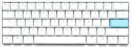Klawiatura Ducky One 2 Pro Mini White Edition Gaming klawiatura RGB LED - Kailh Brown (US)