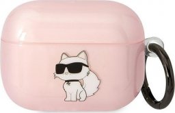  Karl Lagerfeld Karl Lagerfeld KLAPHNCHTCP Airpods Pro cover różowy/pink Ikonik Choupette