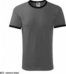  MALFINI Infinity 131 - ADLER - Koszulka unisex, 180 g/m2, 100% bawełna, - ciemny khaki L