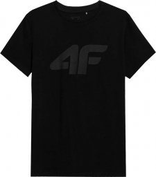  4f T-shirt męski 4F Koszulka z nadrukiem CZARNA S