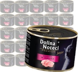 Dolina Noteci Dolina Noteci Premium Kot Junior Bogata w indyka puszka 24x185 g