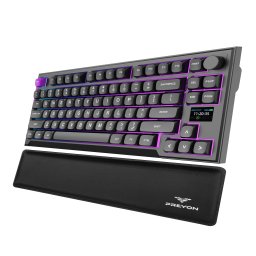 Klawiatura PREYON PREYON SILENT CLAW TKL RED + Podkładka pod nadgarstki Falcon Soft TKL