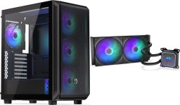 Obudowa Endorfy Arx 500 ARGB + Chłodzenie ENDORFY Navis F280 ARGB