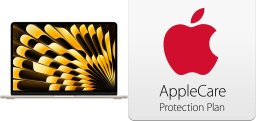 Laptop Apple Laptop Apple MacBook Air 13 M3 / 24 GB / 512 GB (MC8P4ZE/A) + AppleCare Protection Plan dla 13-inch MacBook Air (M3)
