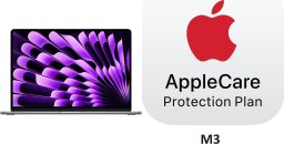 Laptop Apple Laptop Apple MacBook Air 15 M3 / 24 GB / 512 GB (MC9H4ZE/A) + AppleCare Protection Plan dla 15-inch MacBook Air (M3)