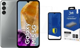 Smartfon Samsung Galaxy M15 5G 4/128GB Szary (SM-M156BZAUEUE) + FlexibleGlass