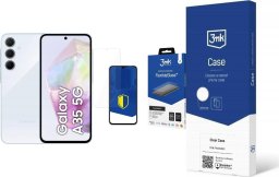 Smartfon Samsung Galaxy A35 6/128 GB Niebieski (SM-A356BLBBEUE) + FlexibleGlass + Etui Clear Case
