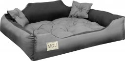 AIO FACTORY LEGOWISKO PERSONALIZOWANE MIKROFIBRA 115x95 SZARE