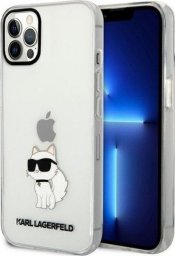  Karl Lagerfeld Etui Karl Lagerfeld KLHCP12MHNCHTCT Apple iPhone 12/12 Pro transparent hardcase Ikonik Choupette